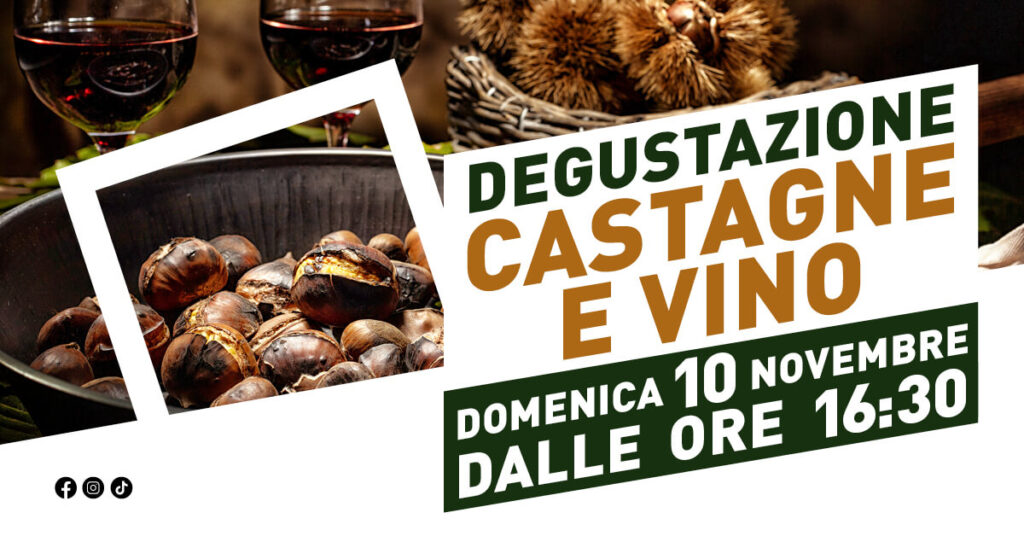 Degustazione castagne e vino